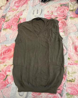 Cardigan uomo smanicato