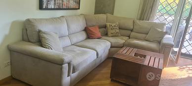 DIVANO CON LETTO E POLTRONA ALLUNGABILE