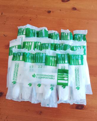 20 set da 4 (biodegradabili e compostabili)
