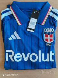 Maglia Como con patch champion league 