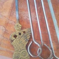 set attrezzi per barbecue 