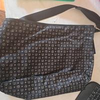 Borsa spalla in tessuto POLLINI grande