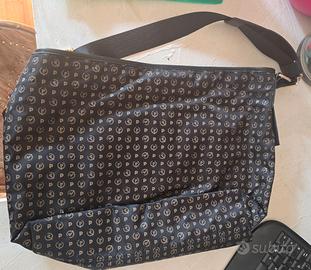 Borsa spalla in tessuto POLLINI grande