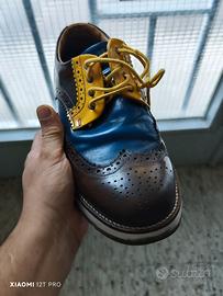 Burlasconi Uomo Modello  Gianni Brogue Tricolore