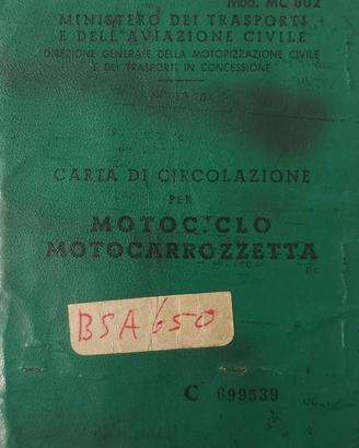 BSA A 65 LIGHTNING - CONSERVATA