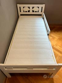 Letto bianco bambini ikea Kritter