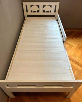 Letto bianco bambini ikea Kritter