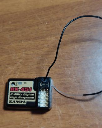 Ricevente Sanwa RX 451 per Radiocomando Auto  RC