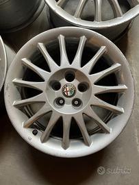 4 CERCHI ALFA ROMEO 147 ORIGINALI 16"