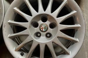 4 CERCHI ALFA ROMEO 147 ORIGINALI 16"