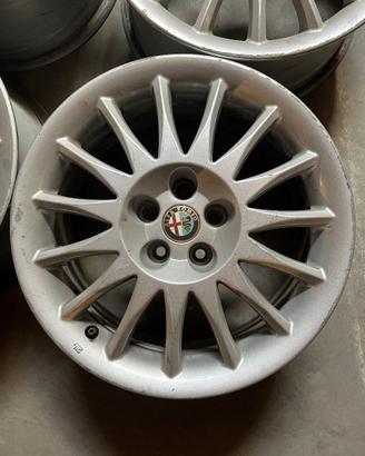 4 CERCHI ALFA ROMEO 147 ORIGINALI 16"