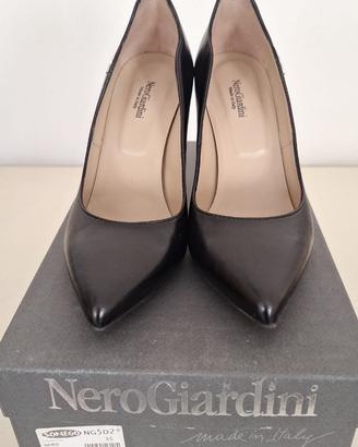 Scarpe Nero Giardini nr 35 Nappa Pandora nero