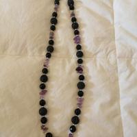 collana con pietra lavica