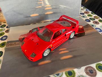 Modellino ferrari f40 burago scala 1/18