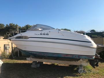 Barca cabinata 3 posti motore entrobordo