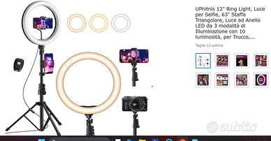 Luce a LED per Trucco, Fotografia, Youtube, Selfie