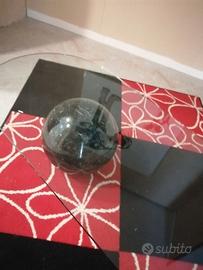 Tavolino in cristallo Curvato