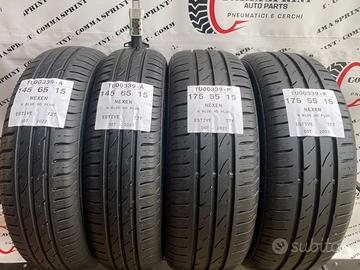 4 PNEUMATICI BIMISURA 145/65/ 175/55/15 NEXEN 80%