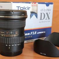 Tokina ATX PRO SD 11-16 F. 2.8 DX II per Canon