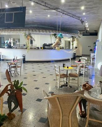 Locale adibito a bar con vari bagni e posti auto