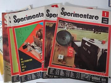  8 riviste SPERIMENTARE anni 1969/1970/1975/1978
