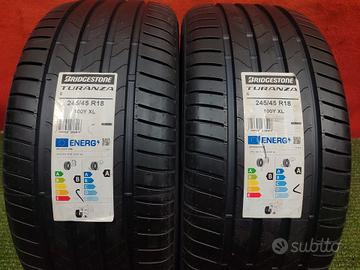 245 45 18 Gomme Estive Nuove Bridgestone 245 45R18