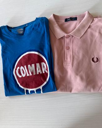 T-Shirt Colmar e Polo Fred Perry da uomo TG. L