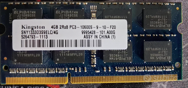 Ram ddr3 4 Giga 10600s