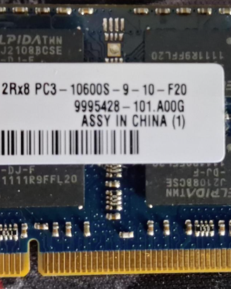 Ram ddr3 4 Giga 10600s
