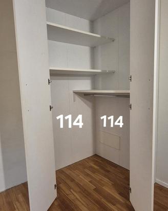 cabina armadio angolare 