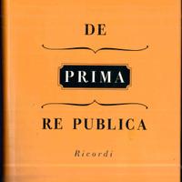 De prima re publica - Giulio Andreotti (Rizzoli)