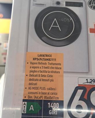 Lavatrice nuova ancora imballata
