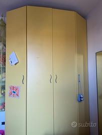 Armadio più scrivania e libreria