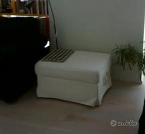 Poggiapiedi Ektorp bianco