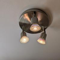 Plafoniera piccola con faretti led 