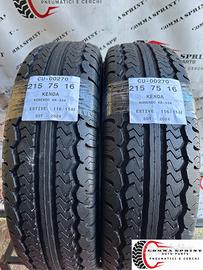 2 PNEUMATICI NUOVI 215/75 R16C KENDA ESTIVE