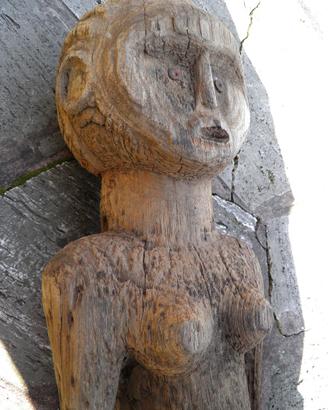 Statua funeraria Bongo Sudan arte tribale africana