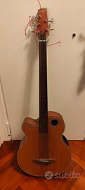 Basso acustico mancino Boulder Creek Guitars EBR3-