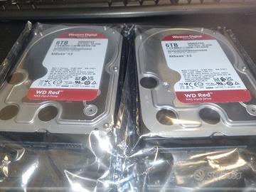 Coppia Western Digital RED NAS 6 TB