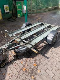 Rimorchio ellebi-thule per trasporto moto