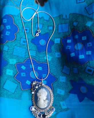 catenina vintag con cammeo vintag 