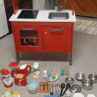 Cucina bambini con accessori