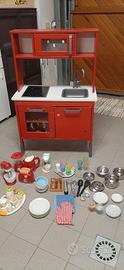 Cucina bambini con accessori