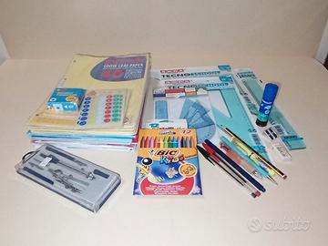 Super kit cancelleria, scuola e/o ufficio