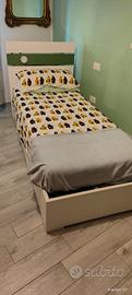 letto singolo contenitore 