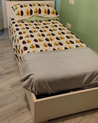 letto singolo contenitore 
