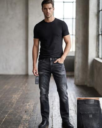 Jeans Armani Exchange J45 Cigarette - Grigio Scuro