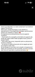 Baby Sitter/ aiuto compiti