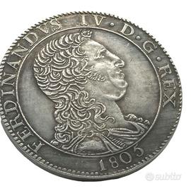 REPLICA MONETA NAPOLI 1805 FERDINADO IV SPAGNA