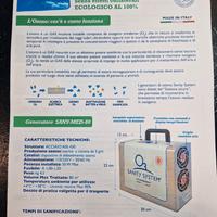Sanificatore ad ozono sanity system sany med 80